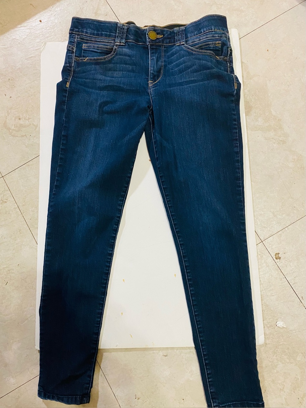 Democracy AB Technology Dark Wash Skinny Jeans Size 10 Stretch Denim